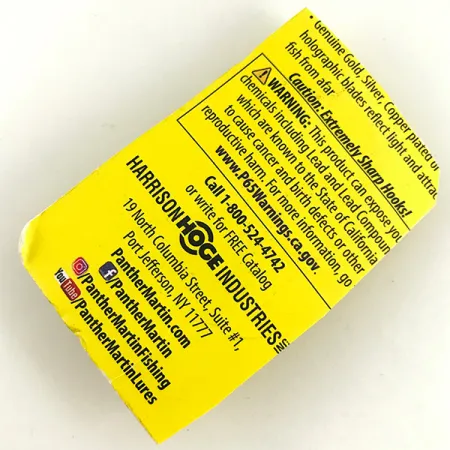 Panther Martin 2​ UV (світиться в ультрафіолеті), форель, 2,5 г, блешня оберталка (вертушка) #4603