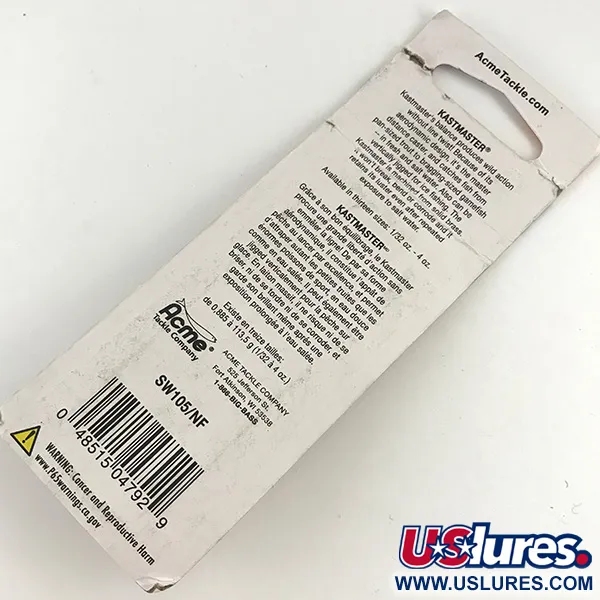 Acme Kastmaster UV (світиться в ультрафіолеті), неоновий помаранчевий UV - світиться в ультрафіолеті, 3,5 г, блесна коливалка (колебалка) #4604