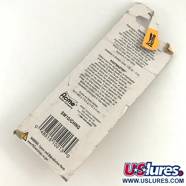 Acme Kastmaster, нікель/зелений, 7 г, блесна коливалка (колебалка) #4608