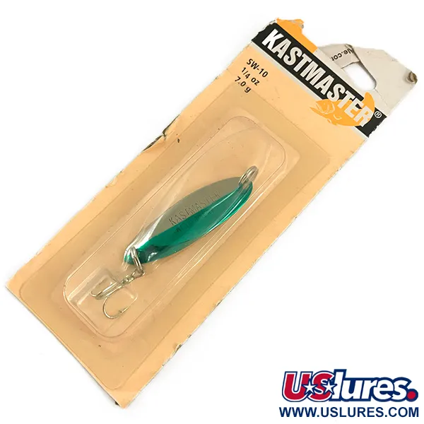 Acme Kastmaster, нікель/зелений, 7 г, блесна коливалка (колебалка) #4608