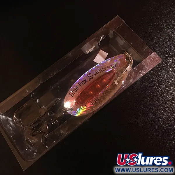  Blue Fox Rattlin Pixee, райдужний оселедець/червоний/зелений, 24 г, блесна коливалка (колебалка) #4617