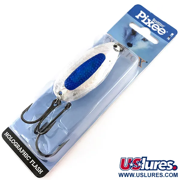  Blue Fox Rattlin Pixee, райдужний оселедець/синій, 24 г, блесна коливалка (колебалка) #4620