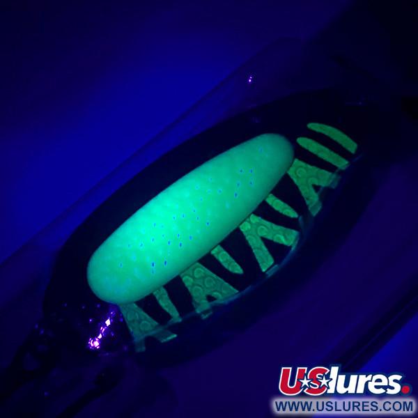  Blue Fox Pixee UV (світиться в ультрафіолеті), карбований нікель/синій, 24 г, блесна коливалка (колебалка) #4621