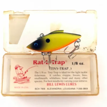 Bill Lewis Rat-L-Trap UV (світиться в ультрафіолеті), неоновий жовтий, 5 г, воблер #4624