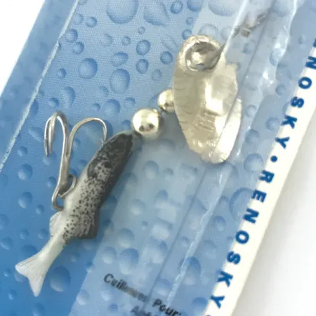 Renosky Lures Renosky Sonic Swing Minnow 0, срібло, 2 г, блешня оберталка (вертушка) #4639