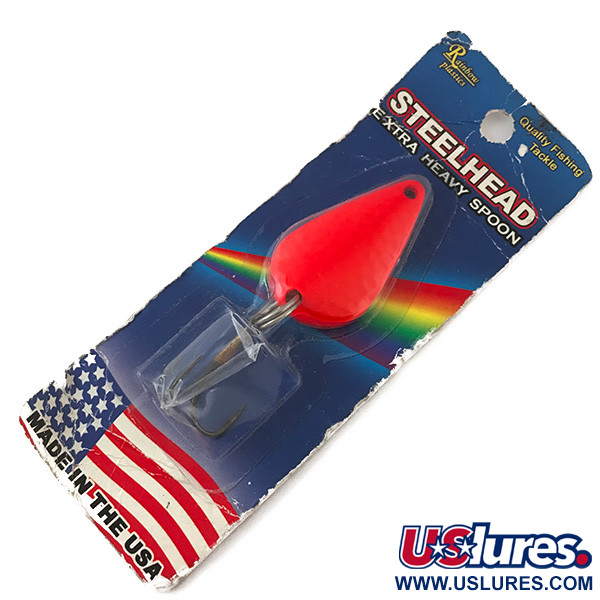 Rainbow Plastics Steelhead UV (світиться в ультрафіолеті), неоновий помаранчевий UV - світиться в ультрафіолеті, 14 г, блесна коливалка (колебалка) #4640
