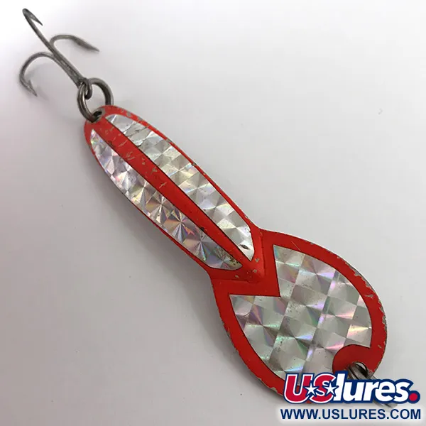  Glen Evans Loco 4 UV (світиться в ультрафіолеті), латунь/червоний UV - світиться в ультрафіолеті, 23 г, блесна коливалка (колебалка) #4646