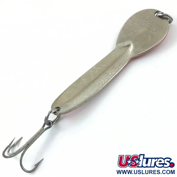  Glen Evans Loco 4 UV (світиться в ультрафіолеті), латунь/червоний UV - світиться в ультрафіолеті, 23 г, блесна коливалка (колебалка) #4646