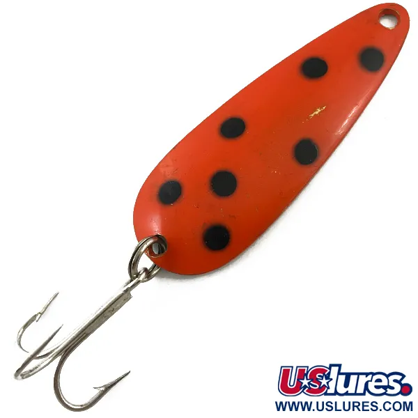  Len Thompson #2, червоний/чорний/латунь, 28 г, блесна коливалка (колебалка) #4652