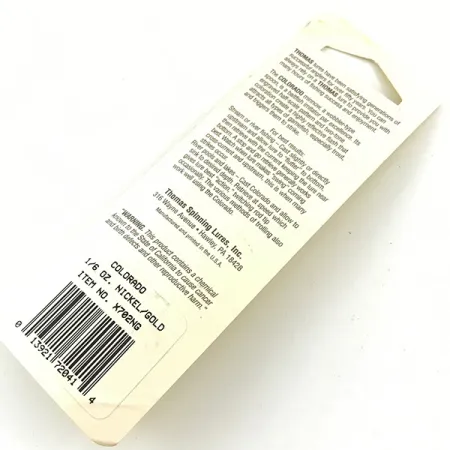 Thomas Colorado, золото/нікель, 5 г, блесна коливалка (колебалка) #4665