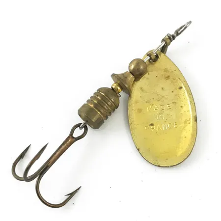 Mepps Aglia 2 - модель Mepps 1950-х років, золото, 4,5 г, блешня оберталка (вертушка) #4671