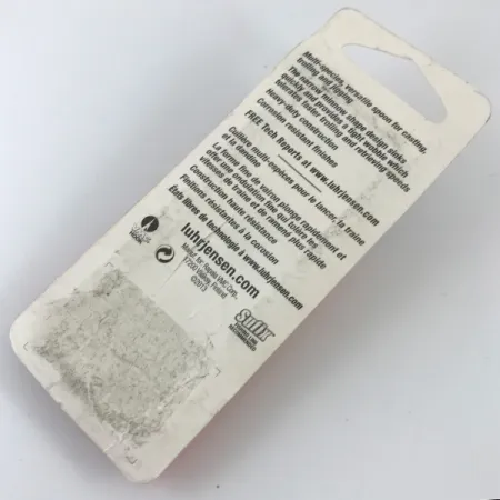 Luhr Jensen Krocodile DIE #3, карбований нікель/червоний, 10 г #4681