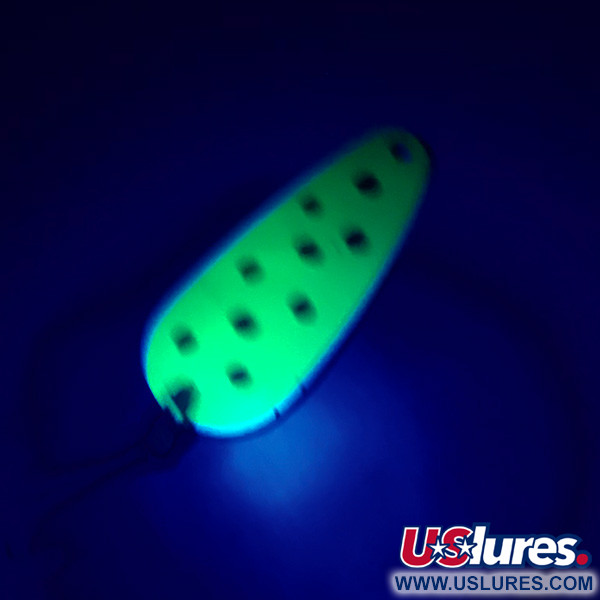  Blue Fox Tor-P-Do UV (світиться в ультрафіолеті), зелений/чорний/нікель UV - світиться в ультрафіолеті, 14 г, блесна коливалка (колебалка) #4689