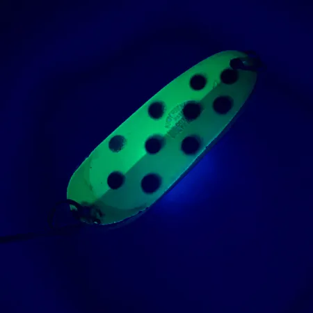 Andy Reekers UV (світиться в ультрафіолеті), жовтий/зелений/нікель, 7 г, блесна коливалка (колебалка) #4691