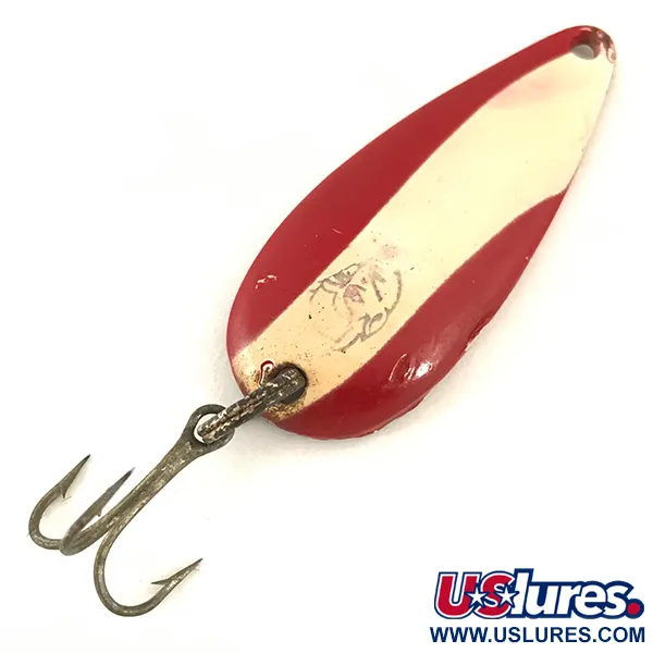 Eppinger Dardevle Spinnie, червоний/білий/мідь, 9 г, блесна коливалка (колебалка) #4696