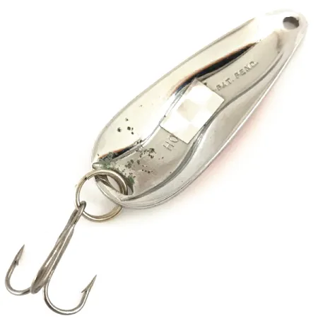 Luhr Jensen Hot Shot W, нікель/червоний/білий, 9 г, блесна коливалка (колебалка) #4703