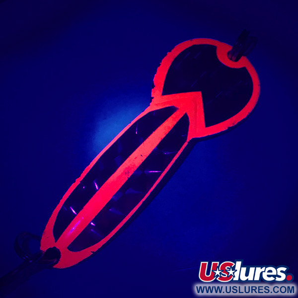 Glen Evans Loco 3 UV (світиться в ультрафіолеті), неоновий помаранчевий/нікель, 17 г, блесна коливалка (колебалка) #4718
