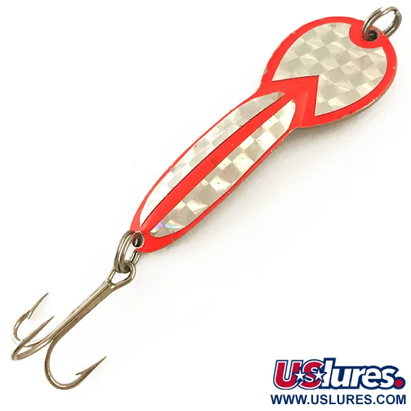 Glen Evans Loco 3 UV (світиться в ультрафіолеті), неоновий помаранчевий/нікель, 17 г, блесна коливалка (колебалка) #4718