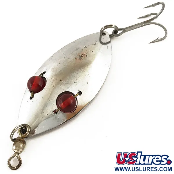 Hofschneider Red Eye Wiggler, нікель, 25 г, блесна коливалка (колебалка) #4730