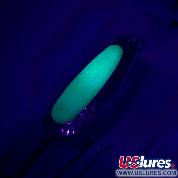  Blue Fox Pixee UV (світиться в ультрафіолеті)​, карбований нікель/жовтий/UV​ - світиться в ультрафіолеті, 14 г, блесна коливалка (колебалка) #4738