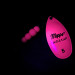  Mepps Aglia 5 Hot Pink UV (світиться в ультрафіолеті), рожевий/латунь, 14 г, блешня оберталка (вертушка) #4752