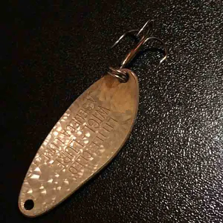 Seneca Little Cleo Crystal, Crystal (золота луска, побите скло) - рідкісний колір, 7 г, блесна коливалка (колебалка) #11405