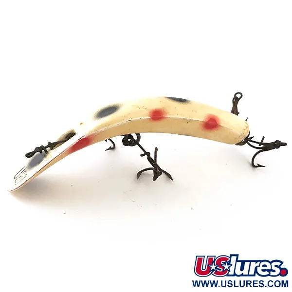 Yakima Bait Worden Flatfish, білий/червоний/чорний, 9 г, воблер #4791