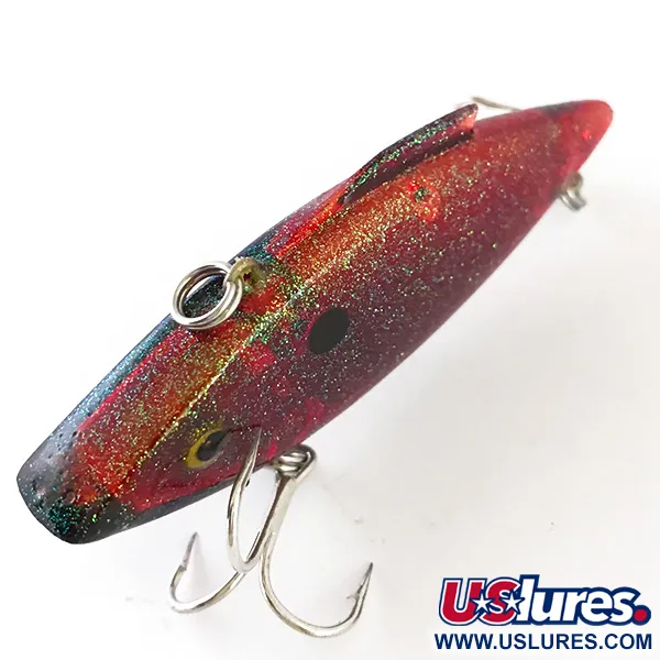  Bill Lewis Rat-L-Trap, червоний з зеленим гліттером, 14 г, воблер #4793