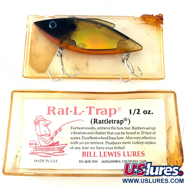  Bill Lewis Rat-L-Trap, дзеркальний жовто-зелений, 14 г, воблер #4794