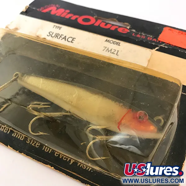 L&S Bait Mirro lure MirrOlure, срібло/червоний, 11 г, воблер #4824