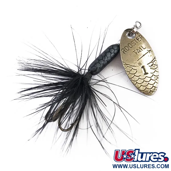 Yakima Bait Worden’s Original Rooster Tail 1, латунь, 2,6 г, блешня оберталка (вертушка) #4829