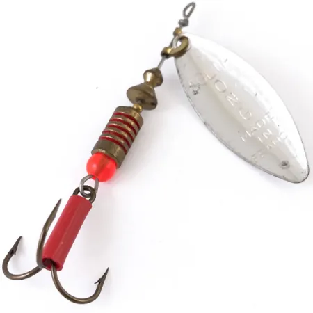 Mepps Aglia Long 2, срібло, 7,4 г, блешня оберталка (вертушка) #4835