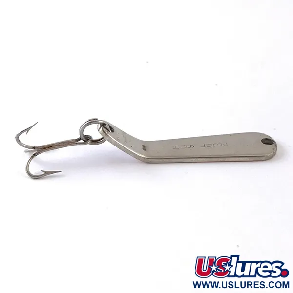 Luhr Jensen Hus-lure UV (світиться в ультрафіолеті), нікель/помаранчевий UV - світиться в ультрафіолеті, 4 г, блесна коливалка (колебалка) #4839