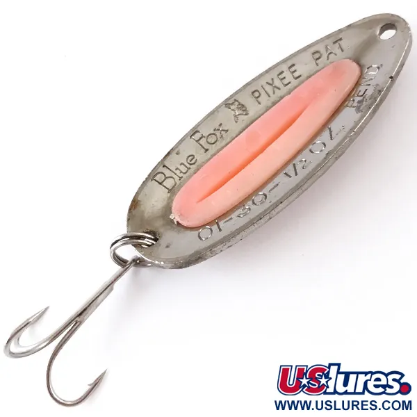  Blue Fox Pixee, карбований нікель/рожевий, 14 г, блесна коливалка (колебалка) #4840