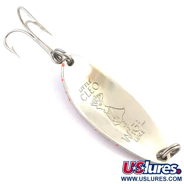 Seneca Little Cleo (Hula Girl), білий/коричневий/червоний/нікель, 14 г, блесна коливалка (колебалка) #4846