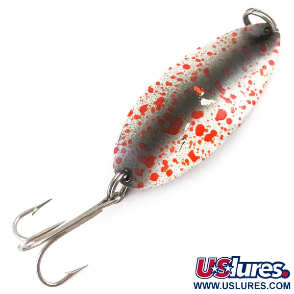 Seneca Little Cleo (Hula Girl), білий/коричневий/червоний/нікель, 14 г, блесна коливалка (колебалка) #4846