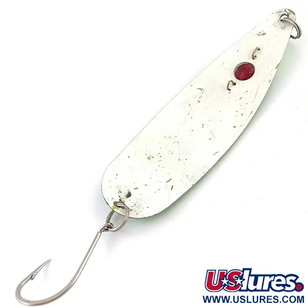 Eppinger Red Eye Evil Eye, неоновий жовтий/зелений/білий, 21 г, блесна коливалка (колебалка) #4848