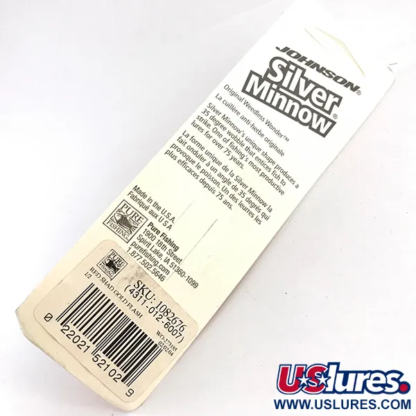 Незачіпляйка Johnson Silver Minnow