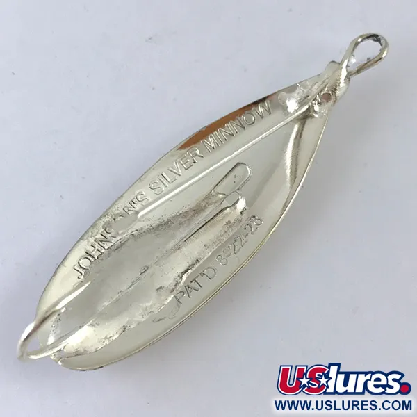  Незачіпляйка Johnson Silver Minnow, срібло/покриття шаром справжнього серебра, 7 г, блесна коливалка (колебалка) #4880
