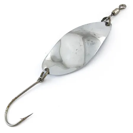 Luhr Jensen Manistee 4, нікель/синій, 14 г, блесна коливалка (колебалка) #4881