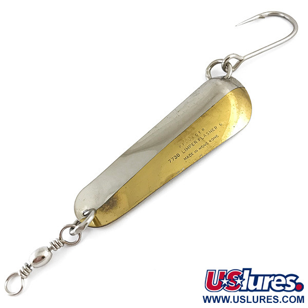  Pflueger Limper Flasher 7730, золото/срібло, 21 г, блесна коливалка (колебалка) #4882