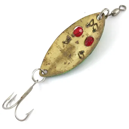 Eppinger Red Eye Spinning UV (світиться в ультрафіолеті), Fire Tiger/латунь, 10 г, блесна коливалка (колебалка) #4883