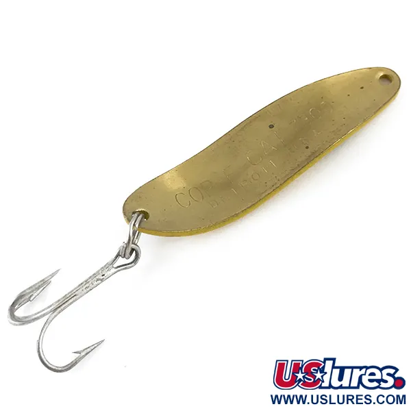 Eppinger Dardevle Cop-E-Cat 7300, Five of Diamonds (чорний/жовтий/латунь), 10 г, блесна коливалка (колебалка) #4886