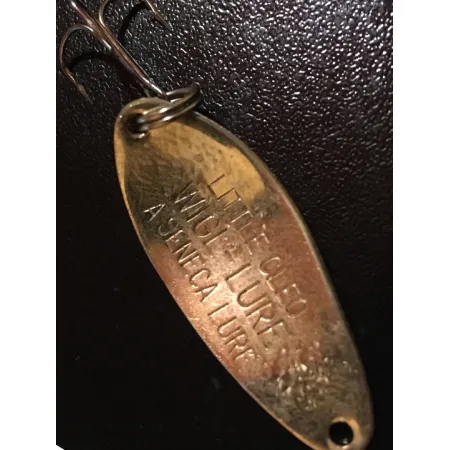 Seneca Little Cleo Crystal, Crystal (золота луска, побите скло) - рідкісний колір​, 7 г, блесна коливалка (колебалка) #11404