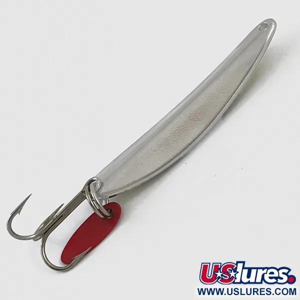 Bay de Noc Swedish Pimple UV (світиться в ультрафіолеті), нікель UV - світиться в ультрафіолеті, 14 г, блесна коливалка (колебалка) #4903