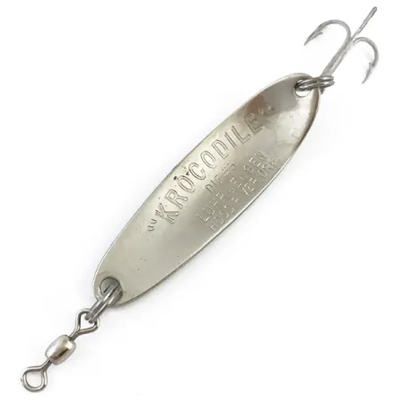 Luhr Jensen Krocodile DIE #3, жовтий/зелений/нікель, 10 г, блесна коливалка (колебалка) #4905