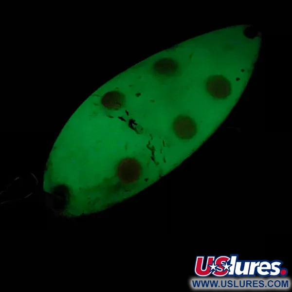  Acme Little Cleo (світиться в темряві), білий/рожевий/нікель, 21 г, блесна коливалка (колебалка) #4908