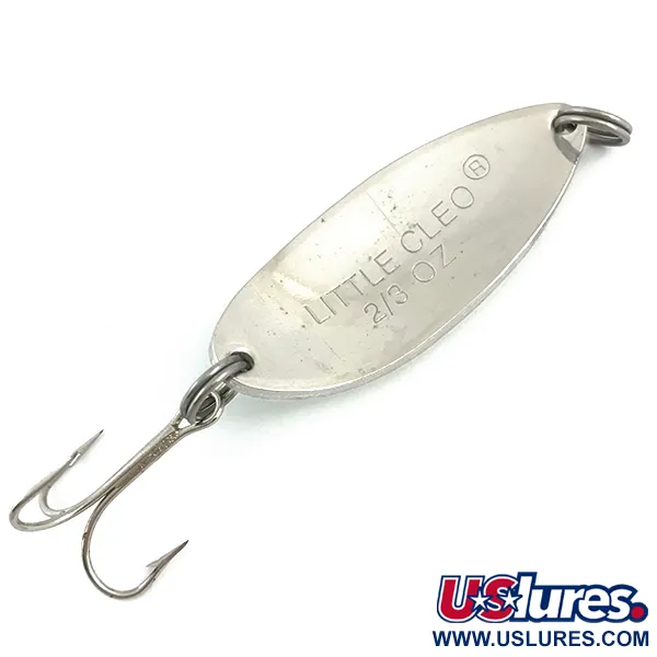  Acme Little Cleo (світиться в темряві), білий/зелений/нікель/Glow - світиться в темряві, 17 г, блесна коливалка (колебалка) #4911