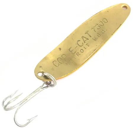 Eppinger Dardevle Cop-E-Cat 7300, червоний/жовтий/латунь, 10 г, блесна коливалка (колебалка) #4916