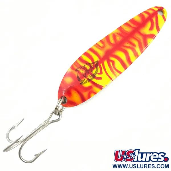 Eppinger Dardevle Cop-E-Cat 7300, червоний/жовтий/латунь, 10 г, блесна коливалка (колебалка) #4916